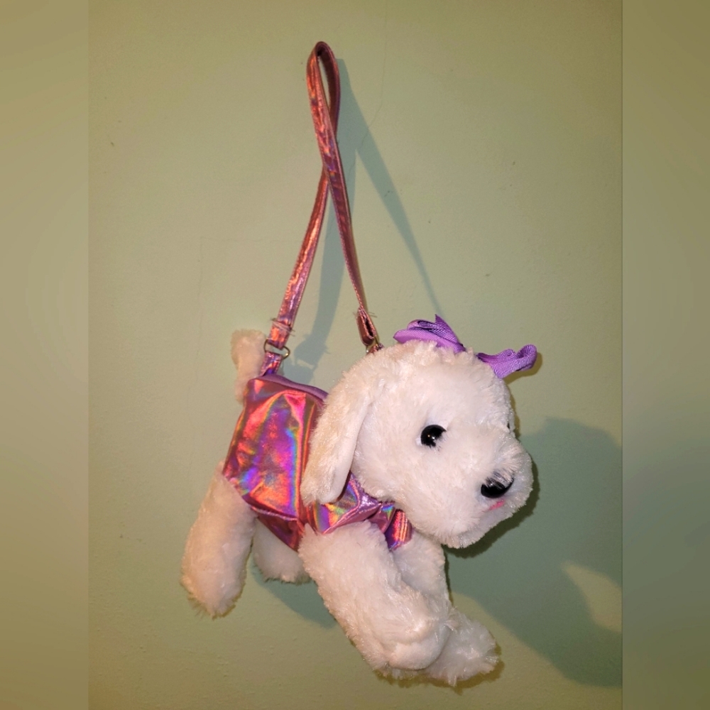 Adorable Plush kids Puppy Dog Pruse